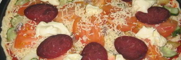 пицца многослойная по-деревенски