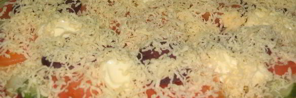 пицца многослойная по-деревенски