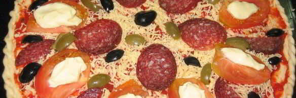 пицца на бездрожжевом тесте