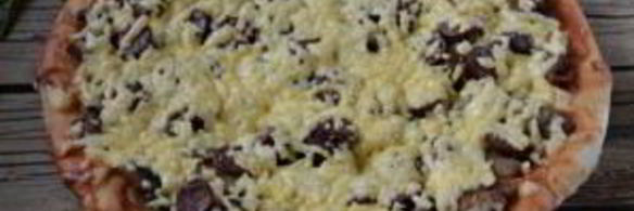 пицца на кефире в духовке