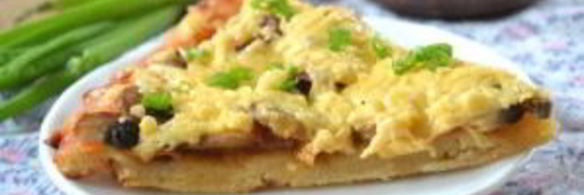 пицца на кефире в духовке