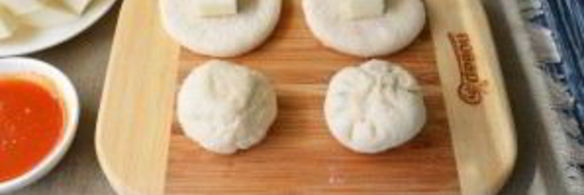 пицца на шариках из теста