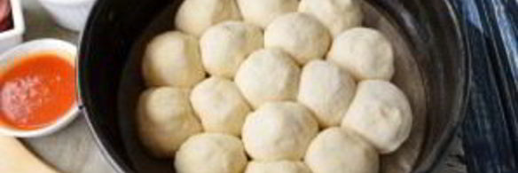 пицца на шариках из теста