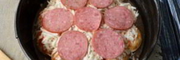 пицца на шариках из теста