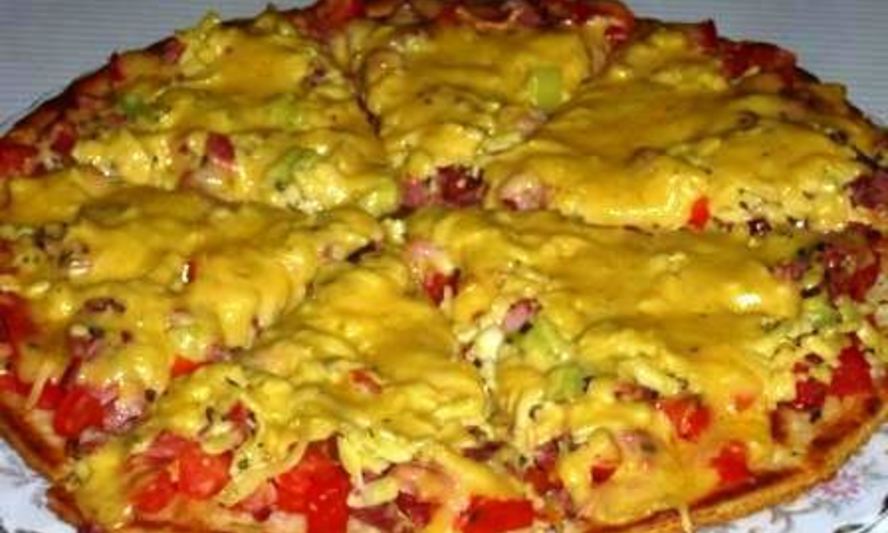 Рецепт пиццы на сковороде