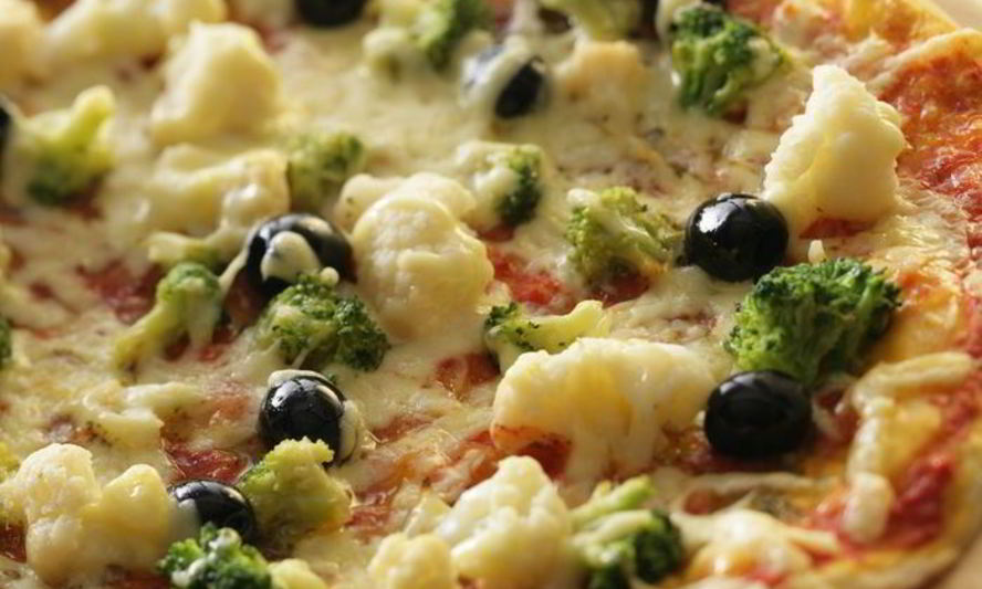 Рецепт пиццы с брокколи и цветной капустой