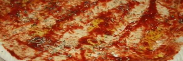 пицца с курицей и каперсами