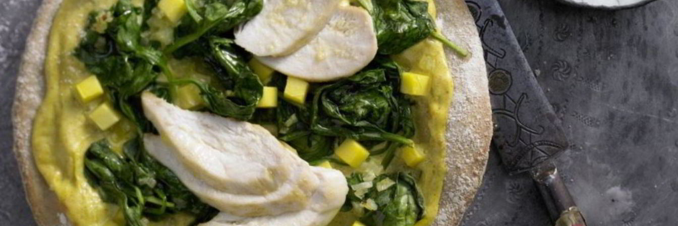 Пицца с курицей