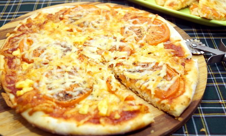 Рецепт пиццы с помидорами