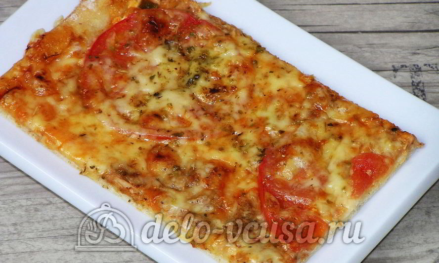 Рецепт пиццы с тунцом