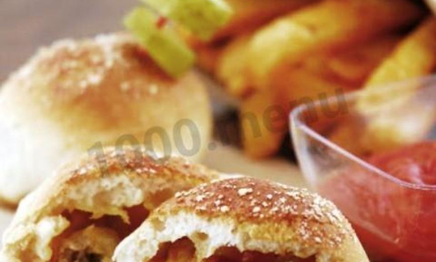 Рецепт пиццы в булочке