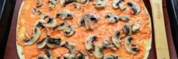 тонкая пицца на дрожжевом тесте