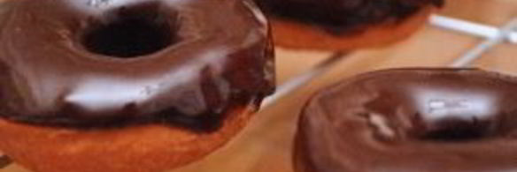 пончики с шоколадом