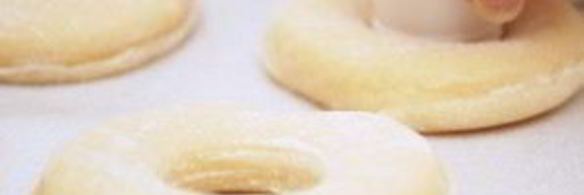 пончики с шоколадом