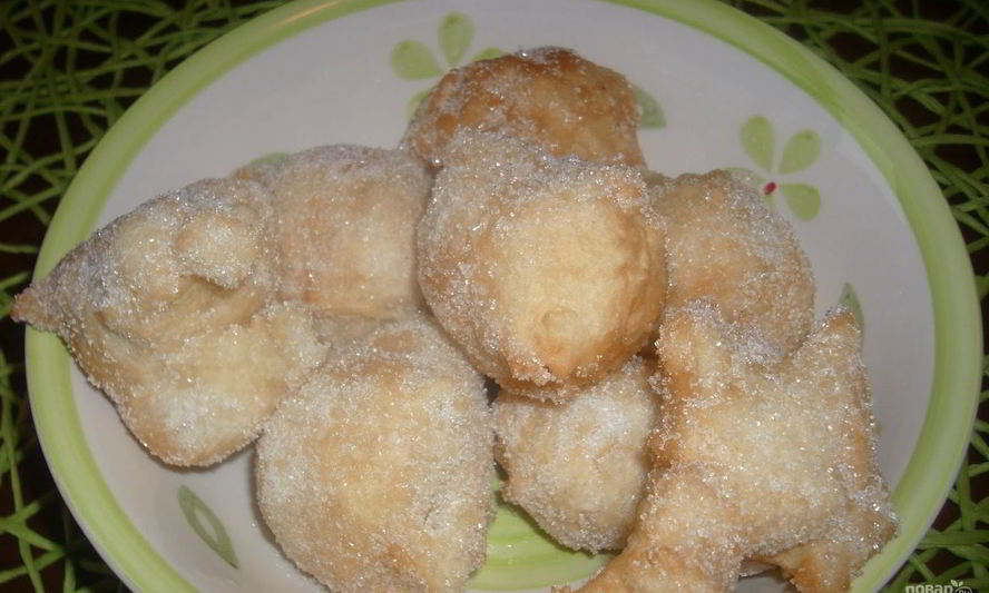 Рецепт пончиков в сахаре