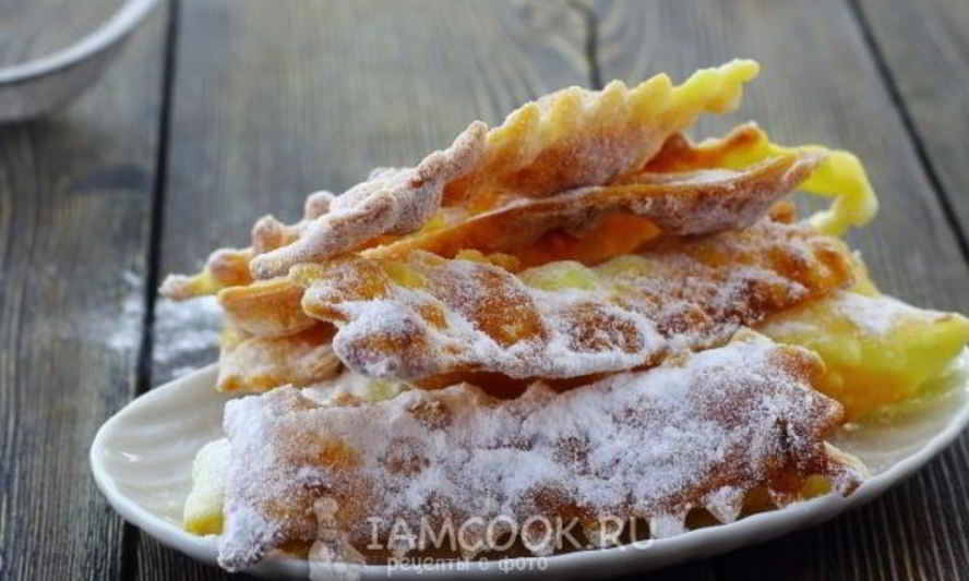 Рецепт постного хвороста