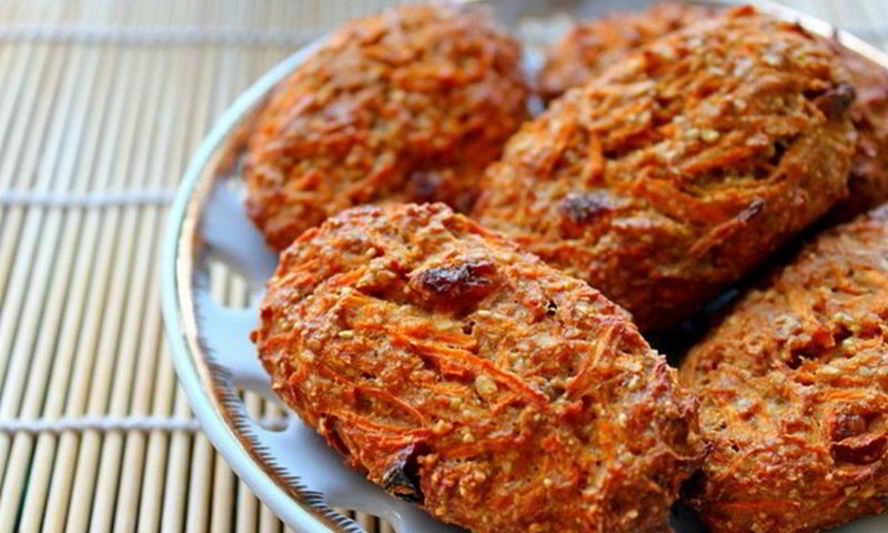 Рецепт морковна-апельсиновых пряники с начинкой из сухофруктов