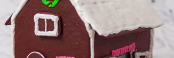 новогодний пряничный домик