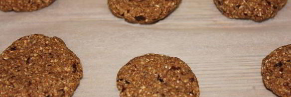 овсяные пряники с черносливом и миндалем