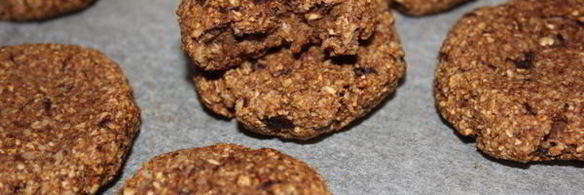 овсяные пряники с черносливом и миндалем