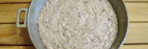 постная коврижка с вареньем