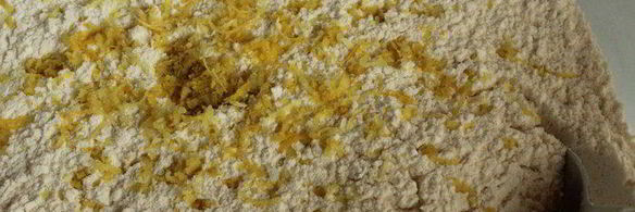 постная лимонная коврижка