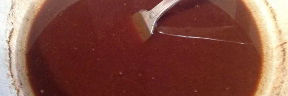 постная шоколадная коврижка с клюквой