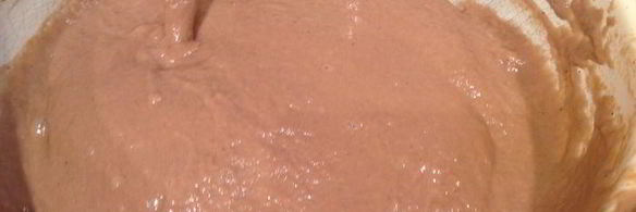 постная шоколадная коврижка с клюквой