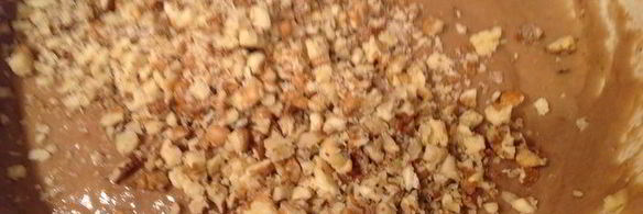 постная шоколадная коврижка с клюквой