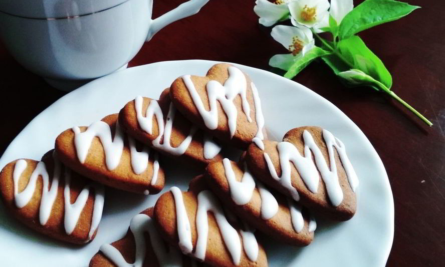 Рецепт пряничных сердечек