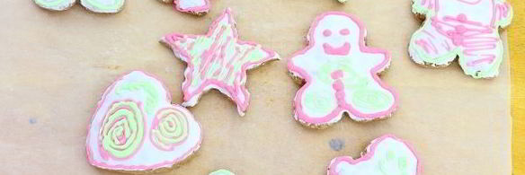 пряники рождественские с глазурью