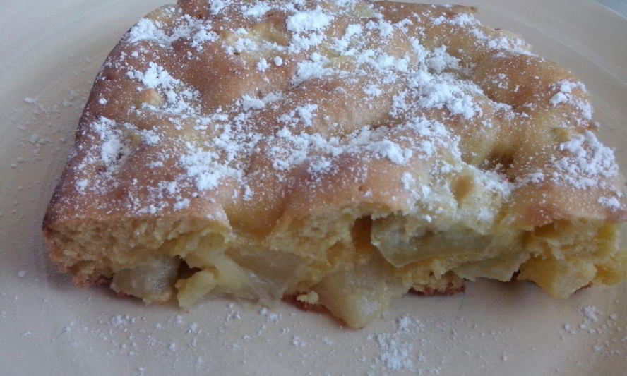 Рецепт ананасова-яблочной шарлотка