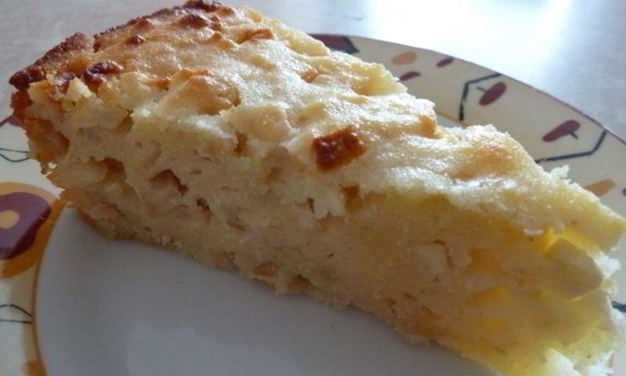 Рецепт шарлотки без муки