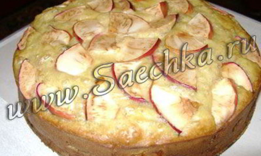 Рецепт шарлотки двойной