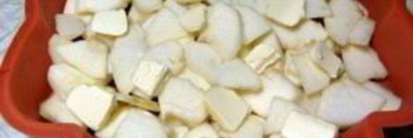 шарлотка на маргарине с яблоками