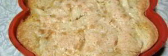 шарлотка на маргарине с яблоками