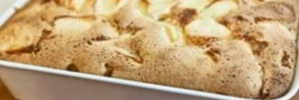 шарлотка на простокваше с яблоками