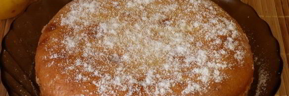 шарлотка на сметане с яблоками