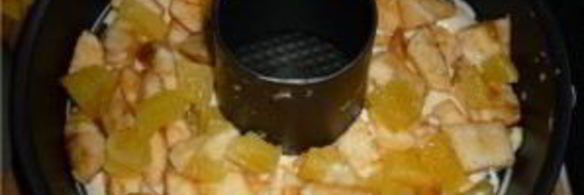 шарлотка с апельсинами и яблоками