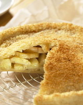 Шарлотка с бананами