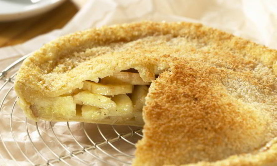 Рецепт шарлотки с бананами