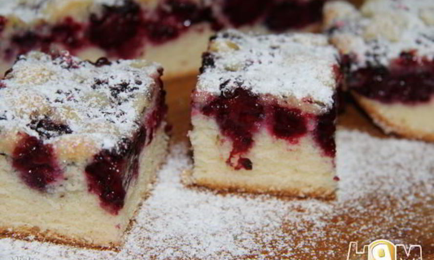 Рецепт шарлотки с ежевикой