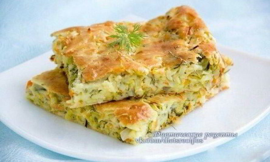 Рецепт шарлотки с капустой и морковью