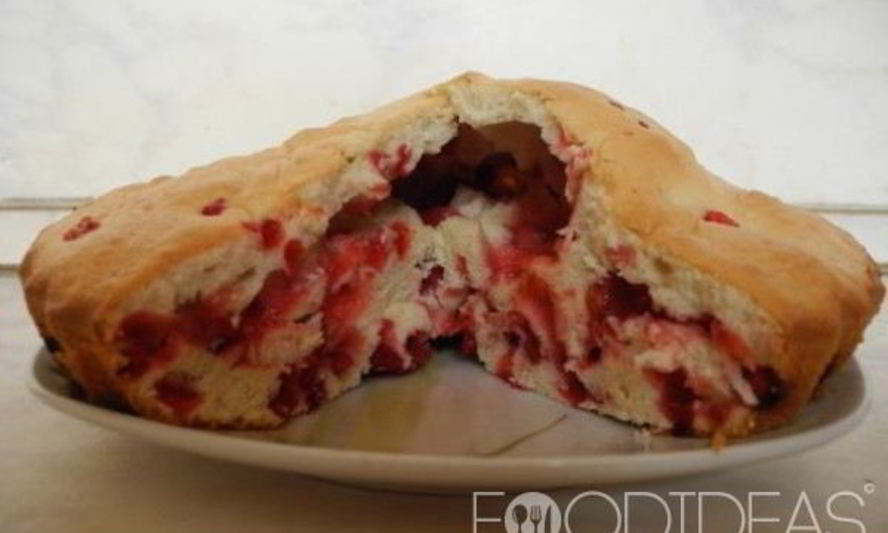 Рецепт шарлотки с клюквой