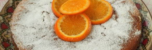 шарлотка с мандаринами