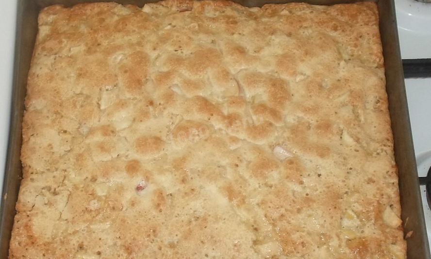 Рецепт шарлотки с шоколадным кремом