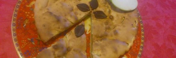 шарлотка с яблоками и лимонами