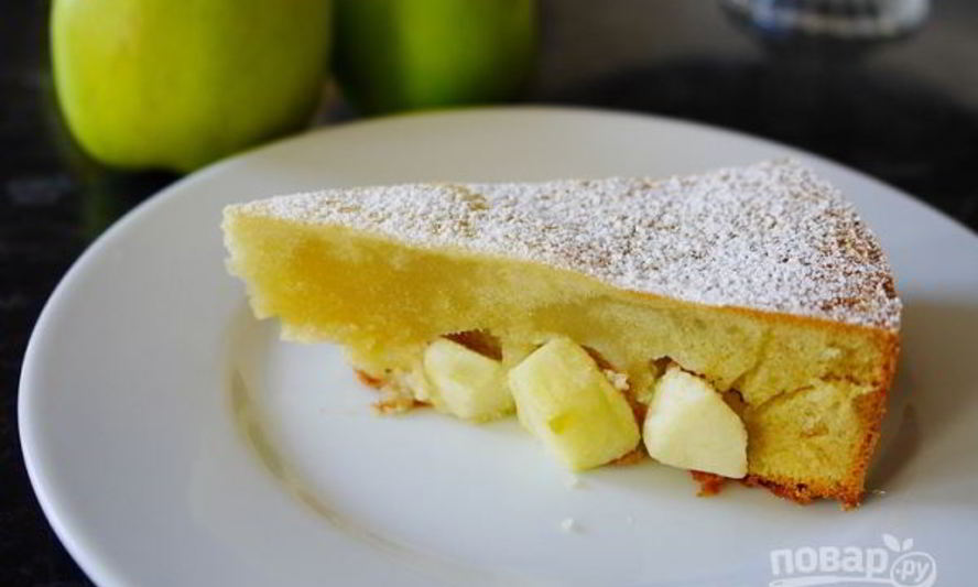 Рецепт шарлотки — воздушного яблочного пирога