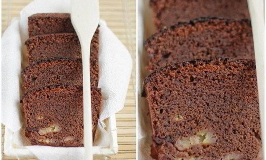 Рецепт шоколадна-банановой шарлотка