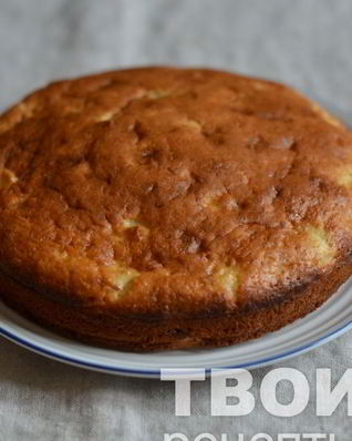 Творожная шарлотка